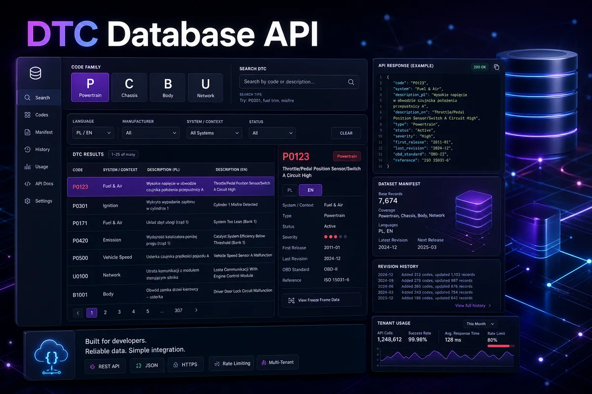 DTC Database API — workflow visual
