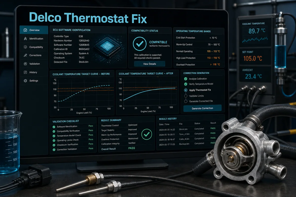 TuningSuite Delco Thermostat Fix