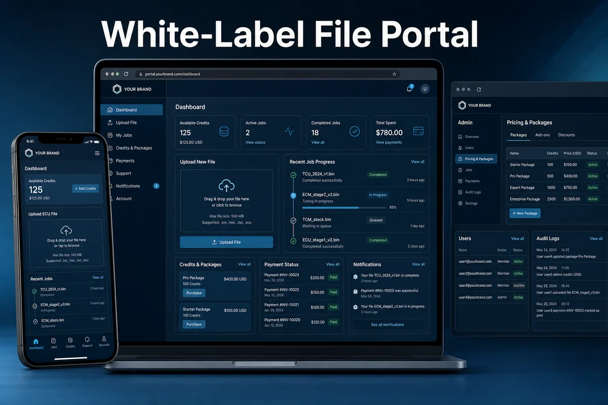 White-Label File Portal